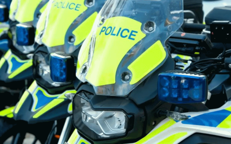 Police Motorbikes Lined Up | Hillingdon Today