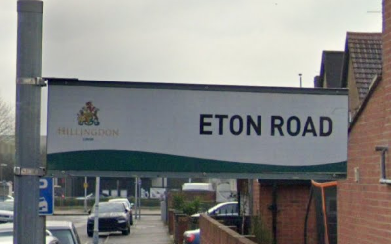 Eton Road street sign | Hillingdon Today