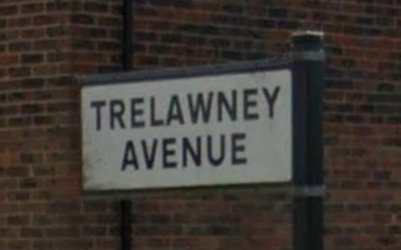 Trelawney Avenue road sign | Hillingdon Today