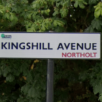 Appeal for witnesses to shooting in Northolt Kingshill Avenue street sign | Hillingdon Today