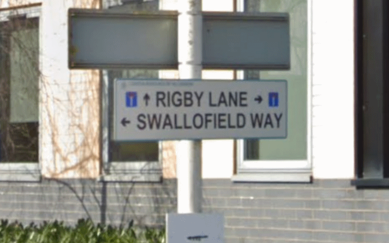 Rigby Land road sign | Hillingdon Today