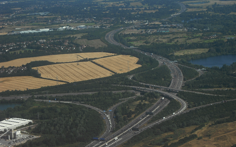 A view of the M4 and 25 motorway junction | Hillingdon Today
