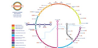 London’s Pioneering New Express Superloop Bus Service Now Fully Circles the Capital A map of the new Superloop | Hillingdon Today