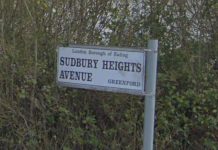 Murder Investigation Underway in Greenford After Fatal Stabbing Sudbury Heights Avenue Street Sign | Hillingdon Today