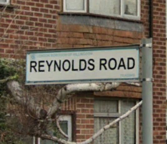 Man charged in connection with Yeading murder Reynolds Road street sign | Hillingdon Today