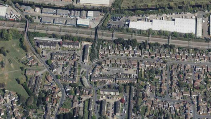 Ariel view of Minster Way | Hillingdon Today