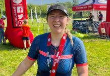 Local Takes on Six Triathlons in Six Counties to Promote Sepsis Awareness Fleur Harman completed her second triathlon last week in London | Hillingdon Today