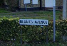 West Drayton House Fire Highlights Urgent Need for White Goods Safety Blunts Avenue street sign | Hillingdon Today