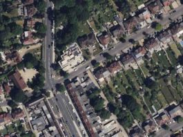 Arial view of Deane Croft Road in Eastcote | Hillingdon Today