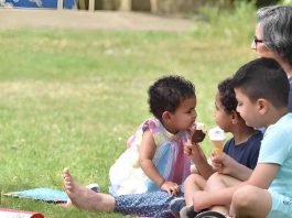 People enjoying Barra Hall Park in Hayes | Hillingdon Today