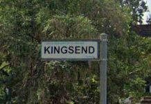Fire at Ruislip Commercial Property Extinguished by Firefighters Kingsend steet sign | Hillingdon Today