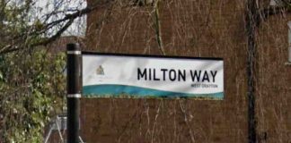 West Drayton House Fire Sparks BBQ Safety Warning Milton Way street sign | Hillingdon Today