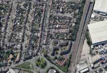 Teen Jailed for 20 Years Over Fatal Hayes Stabbing Ariel view looking towards Bourne Avenue in Hayes | Hillingdon Today