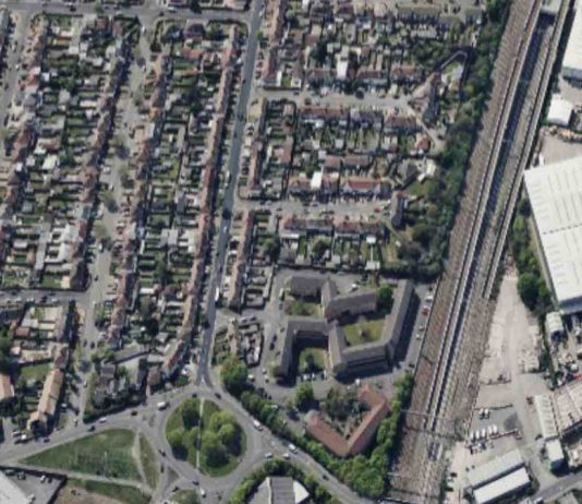 Teen Jailed for 20 Years Over Fatal Hayes Stabbing Ariel view looking towards Bourne Avenue in Hayes | Hillingdon Today