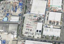 Firefighters Quickly Extinguish Blaze at Southall Laundry Warehouse Ariel view of Jackson Way Southall | Hillingdon Today