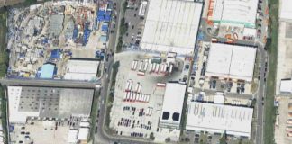Firefighters Quickly Extinguish Blaze at Southall Laundry Warehouse Ariel view of Jackson Way Southall | Hillingdon Today