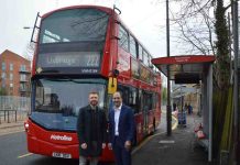 Vital Bus Services Return to West Drayton Station Forecourt Bassam Mahfouz and Danny outside of West Drayton station | Hillingdon Today