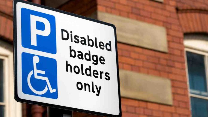 Disabled Badge Holders Only sign | Hillingdon Today