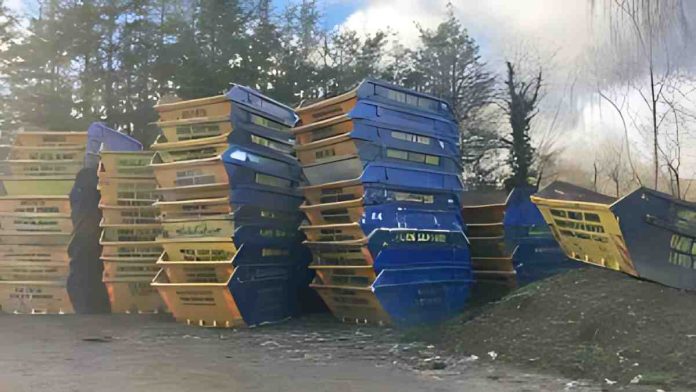 West Drayton Illegal Skip Storage Fine | Hillingdon Today