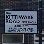 Three Rescued in Northolt House Fire Kittiwake Road Northolt streetsign | Hillingdon Today