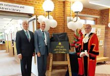New Library Opens in Civic Centre Uxbridge library opening Hillingdon Mayor Council-leaders | Hillingdon Today