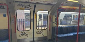 Graffiti Surge on Central Line Prompts Call for Action from London Assembly Member Central line graffiti TfL response | Hillingdon Today