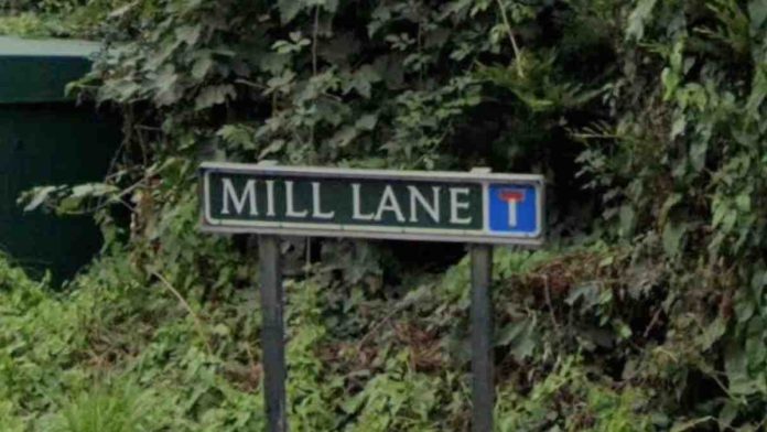 Mill Lane street sign Horton harassment incident | Hillingdon Today