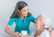 Council Plans New Care Homes and Affordable Housing Senior with carer