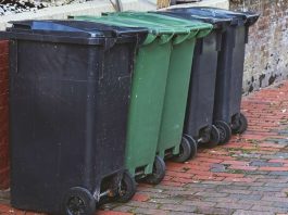 Council to Overhaul Garden Waste Service with New Bins and Fortnightly Collections A line of wheeled bins
